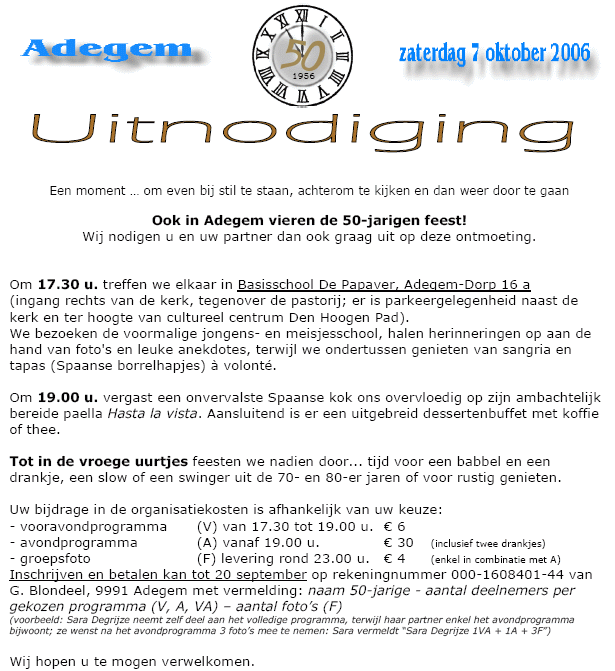 uitnodiging
