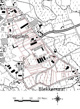 Adegem - Primitieve perceelsplannen vs. topografische kaart