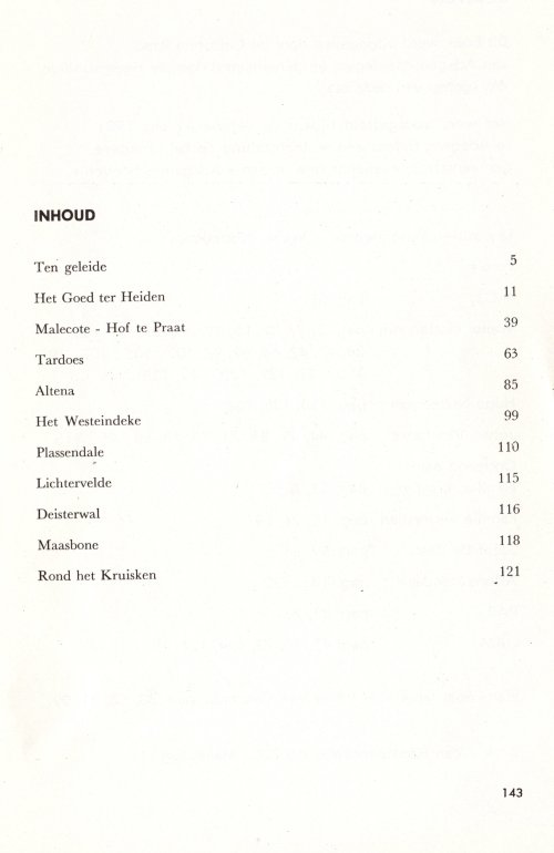Adegemse Hoeven - Inhoud