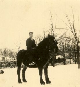 Geeraard op het paard