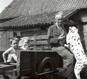 David en Tanja samen met Geeraard en hond Jonny