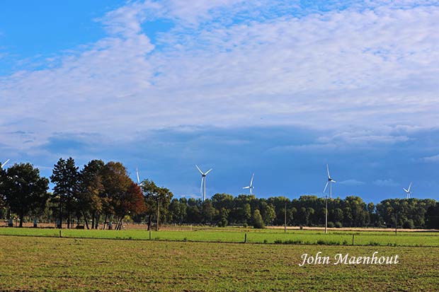 Adegem - Panorama vanuit de Molenstraat