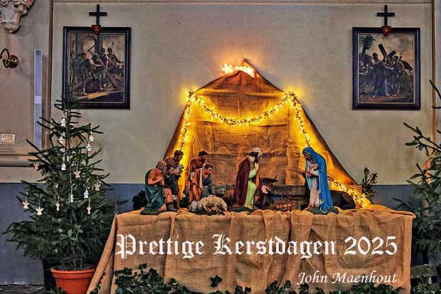 Adegem - Kerststal in de kerk