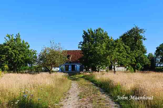 Adegem - Oude hoeve in de wijk Heulendonk