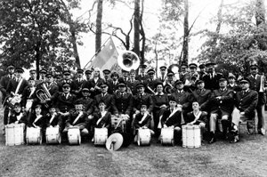 Fanfare De Verenigde Vrienden van Adegem in 1983