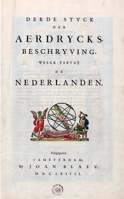 Derde Stuck der Aerdrycksbeschryving, welck vervat de Nederlanden - 1664 - voorpagina