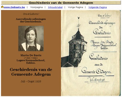 Geschiedenis van de Gemeente Adegem