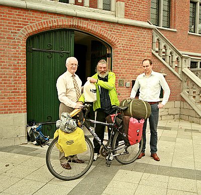 EUROPAFIETSER CHRITIAN VAN LIMBERGEN WAS EVEN IN ADEGEM EN MALDEG