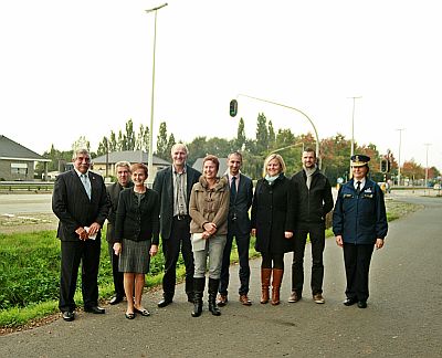 KRUISPUNT N44 HALLEDREEF KRIJGT ZIJN ROODFLITSPAAL