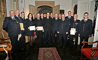 BRANDWEER MALDEGEM ROND DE FEESTTAFEL