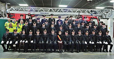 LAATSTE BEVORDERING IN HET MALDEGEMS BRANDWEERKORPS