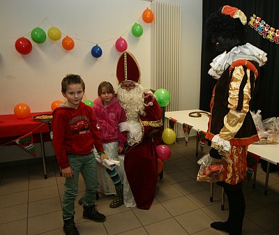 SINT OP BEZOEK IN DEN HOOGEN PAD