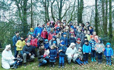 MET DE PAASHAAS EIEREN ZOEKEN IN HET MAEYENSBOS