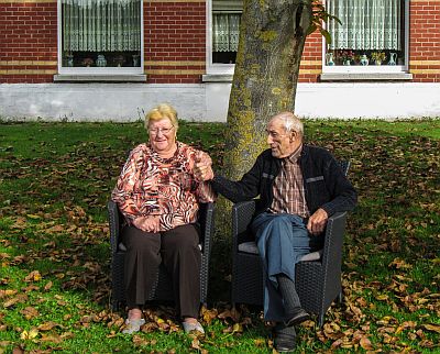 CYRIEL EN FRIDA 
	    VIERDEN HUN DIAMANTEN JUBILEUM