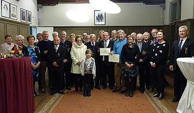 ADEGEMSE LAUREATEN VAN DE ARBEID VERWELKOMDEN 2 NIEUWE LEDEN