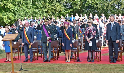 KONING FILIP WOONDE 70STE HERDENKINGSPLECHTIGHEID BIJ