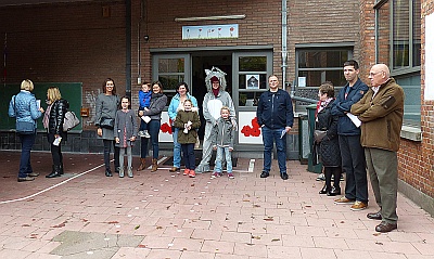 VBS DE PAPAVER CENTRAAL PUNT TIJDENS VOORLEESWANDELING