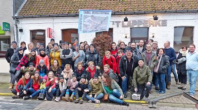 MET VEEL SUPPORTERS NAAR KRUIBEKE