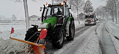 EERSTE ECHTE WINTERPRIK TEST VOOR STROOIPLOEG