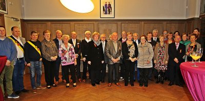 ADEGEMSE LAUREATEN VAN DE ARBEID ONTVANGEN IN MALDEGEM