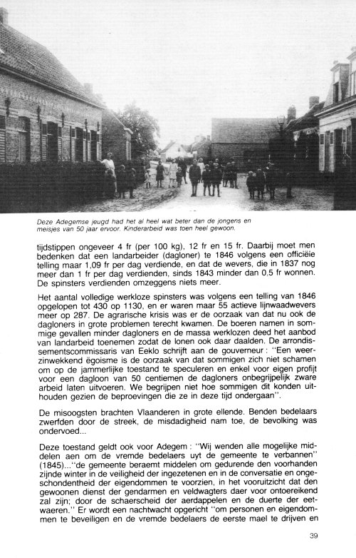 Omtrent Adegem - Het verval van de vlasnijverheid te Adegem (2)