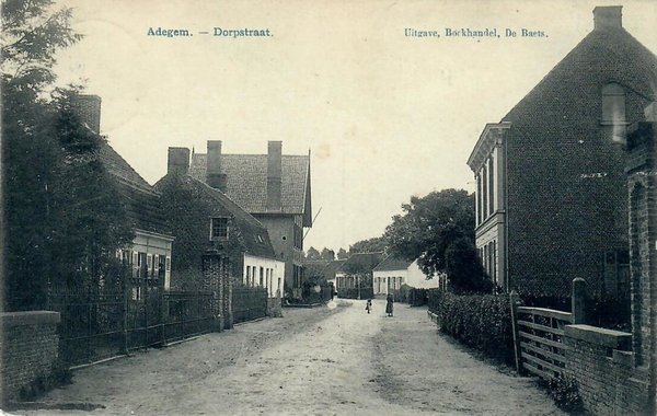 Adegem. - Dorpstraat.