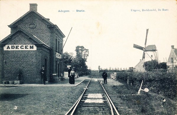 Adegem. - Statie.