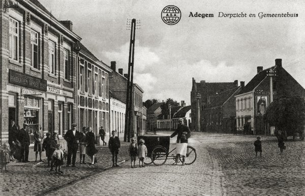 Adegem Dorpzicht en Gemeentehuis