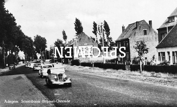 Adegem. Staatsbaan Brussel - Oostende